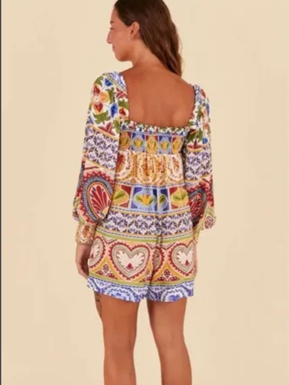 Farm Rio tiles romper - Picture 2 of 3